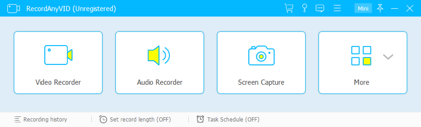 Launch Screen Recorder