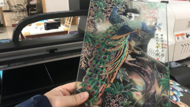 Photo of Application of digital printing tempered glass