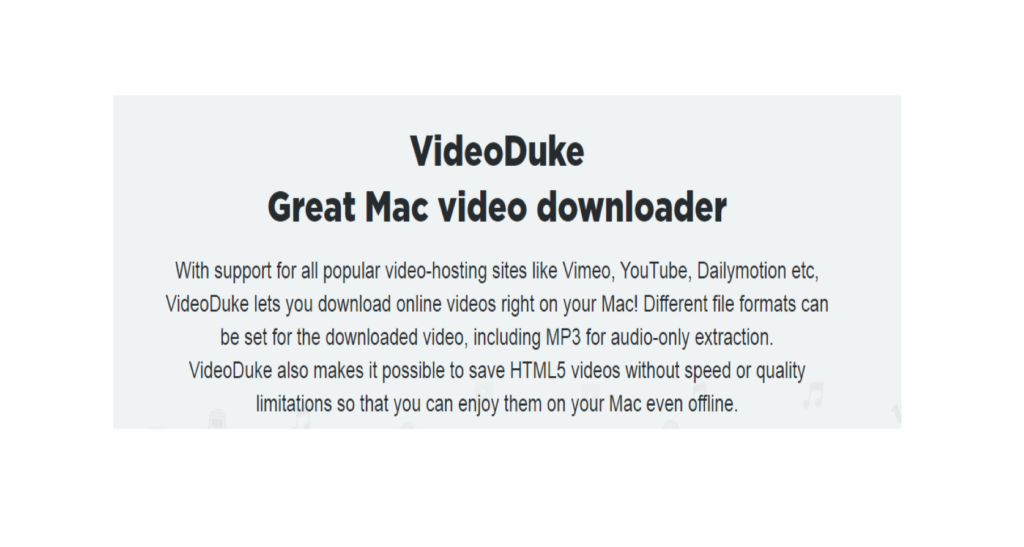VideoDuke : Great Mac Video Downloader