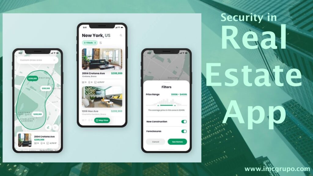 Security in the real estate app
