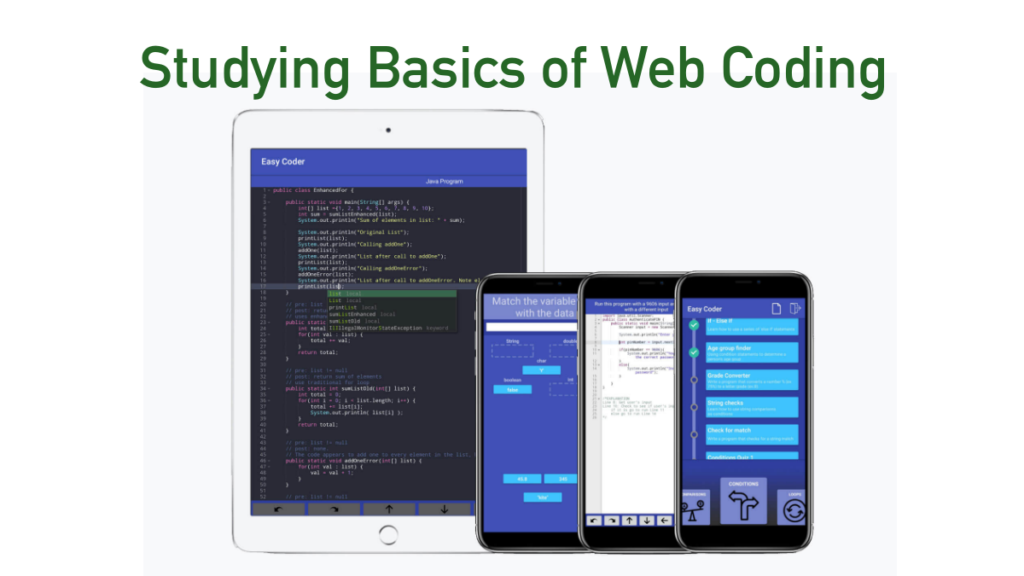 10 Apps for Studying Basics of Web Coding