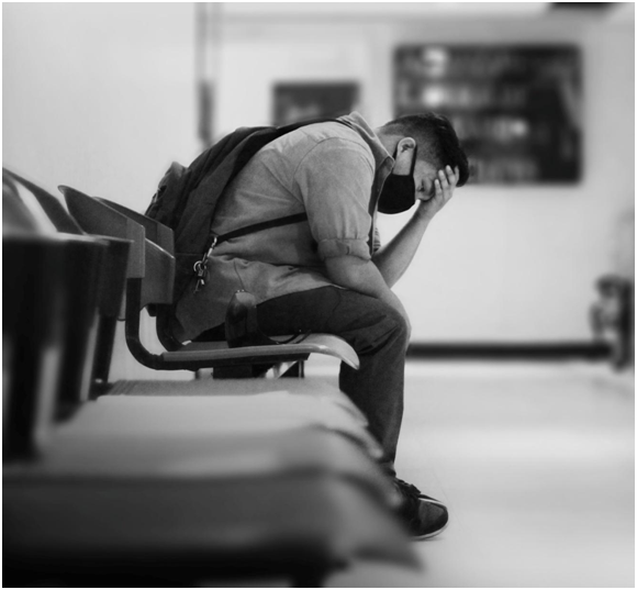 tired man