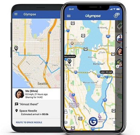 Glympse Location Tracking