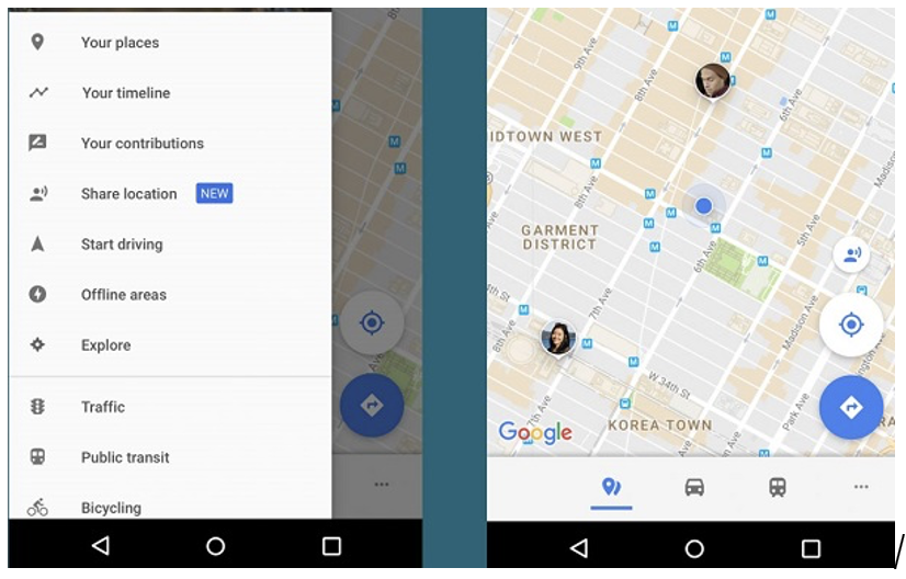 Google Maps Location Tracking