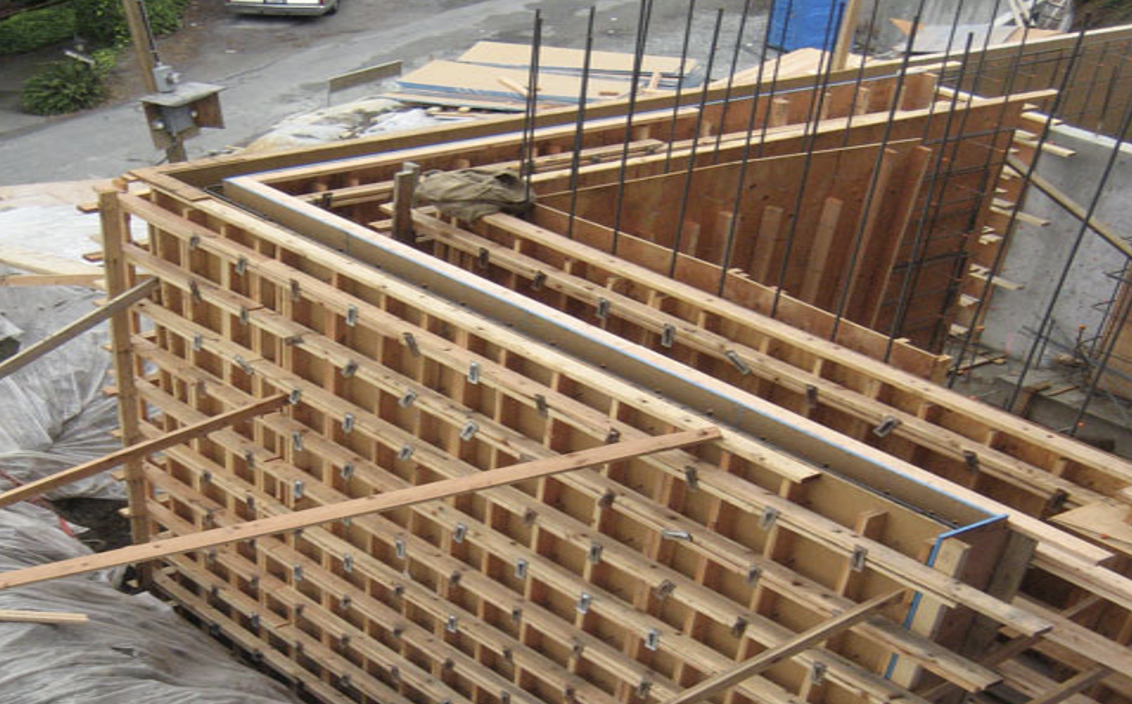 Type Of Wood Used For Concrete Formworks