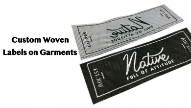 Photo of Custom Woven Labels on Garments