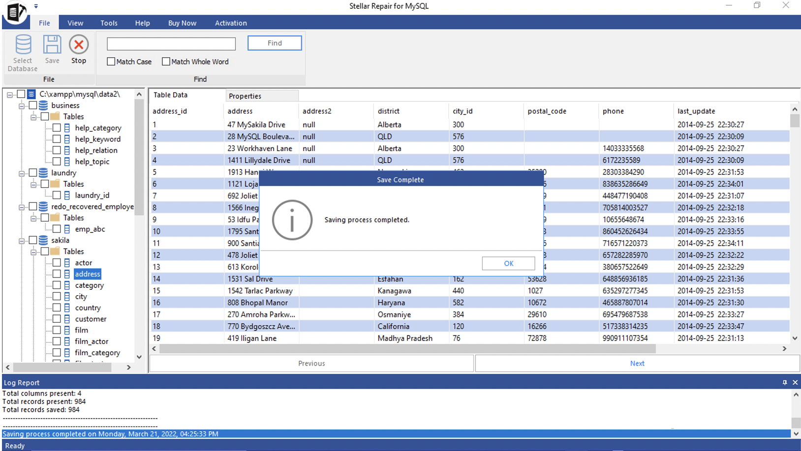 How to repair corrupted MySQL Database - IMC Grupo