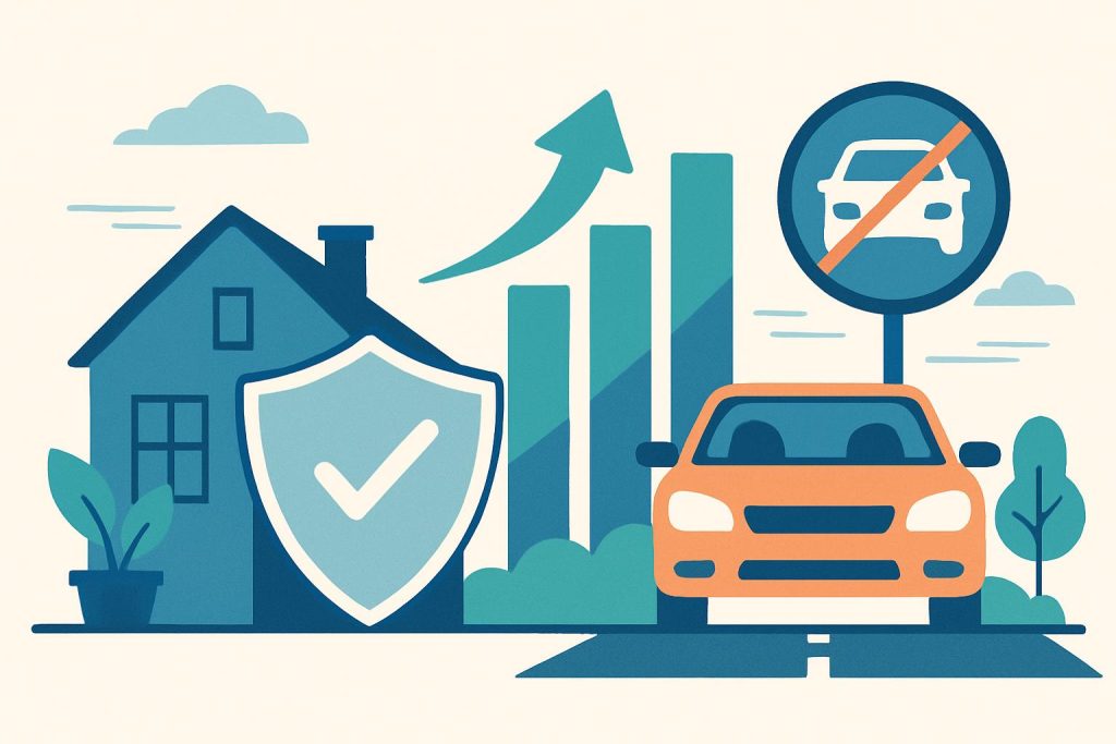Safe driving and home safety measures protecting future well-being and security