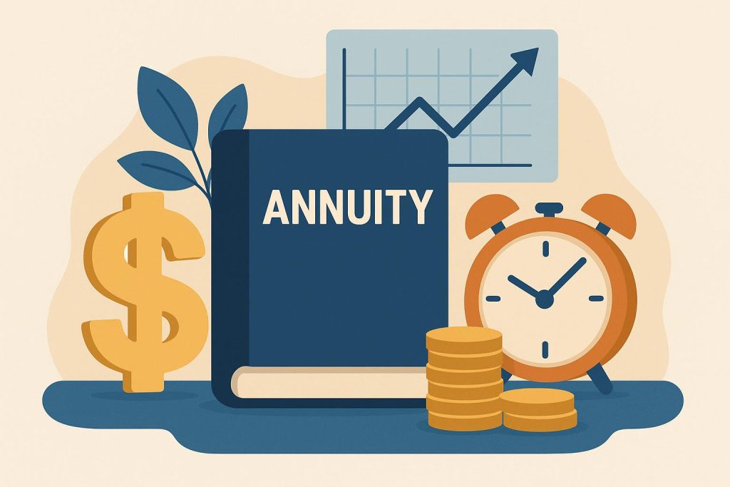 Annuity chart illustrating optimal age for purchasing annuities for long-term retirement income