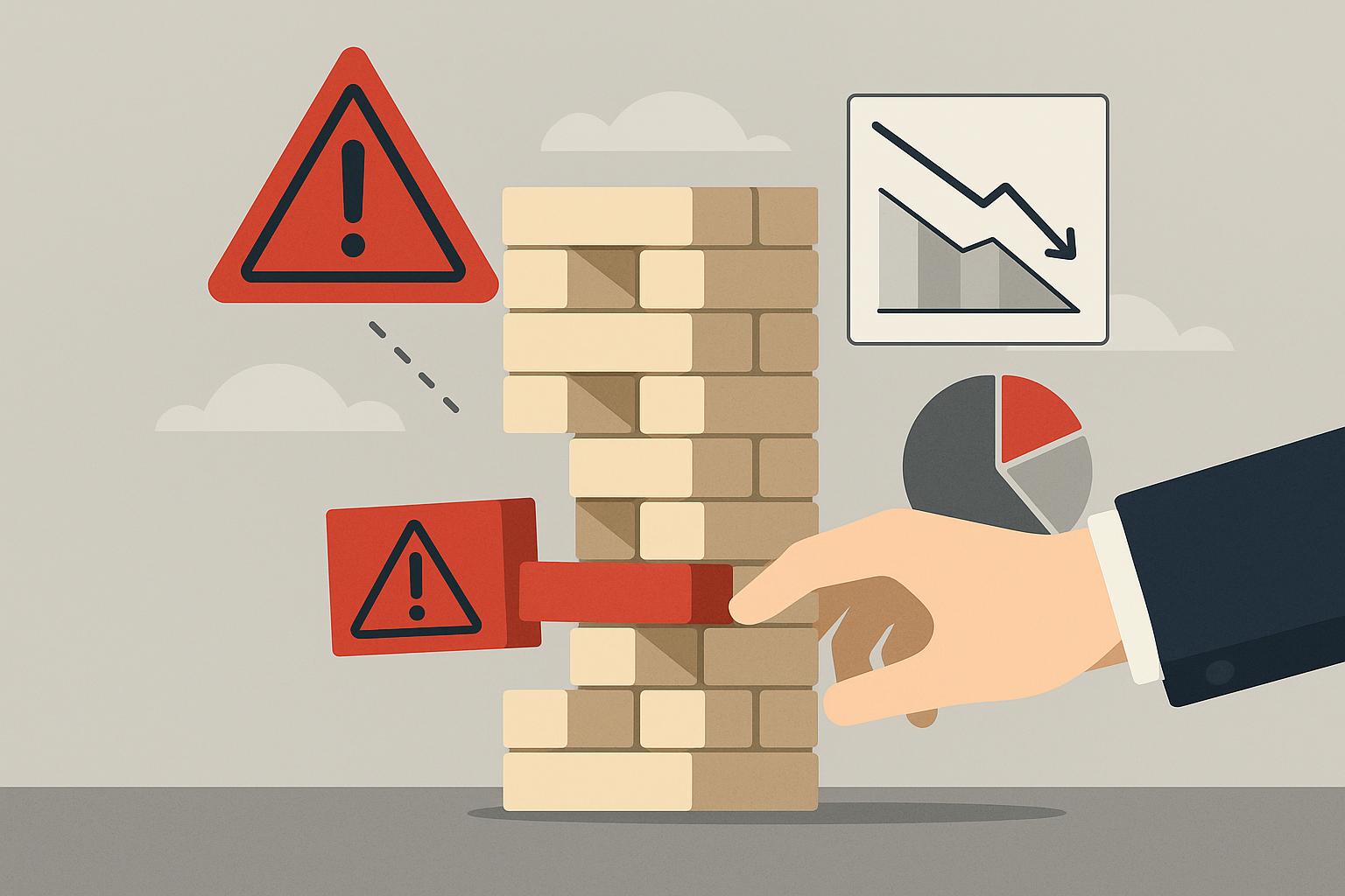 Business executives analyzing risk factors and vulnerabilities during critical decision-making moments