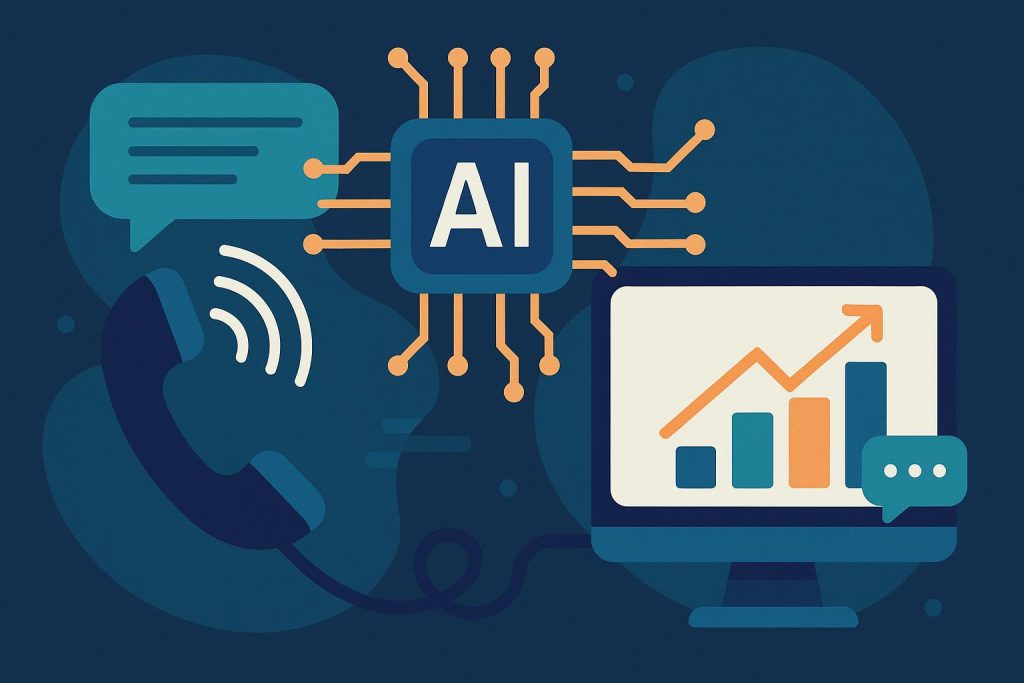 AI-powered call analytics dashboard enhancing customer experience and communication efficiency