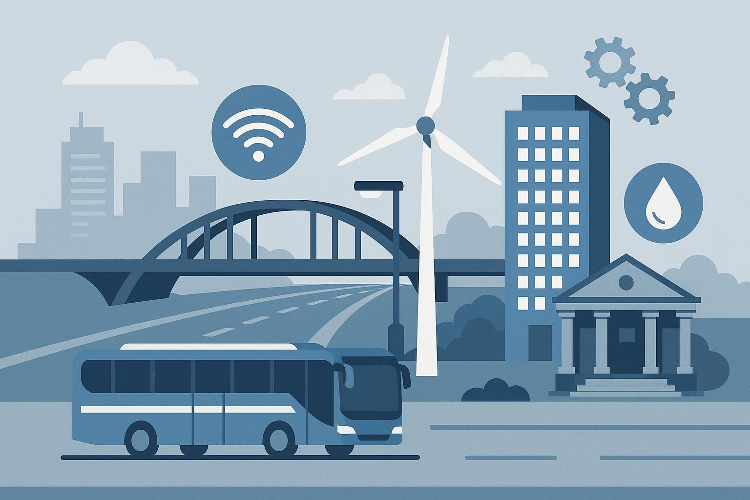 GET Group infrastructure projects in public services sector, technology and construction focus