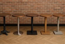 Photo of 5 Table Base Materials Tested in Restaurant Environments: Ranked by Durability and Maintenance Cost