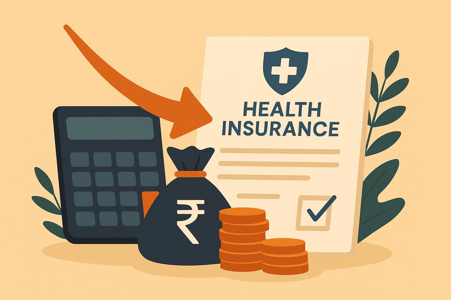 Health insurance policy documents with stethoscope symbolizing cost savings for Indian seniors