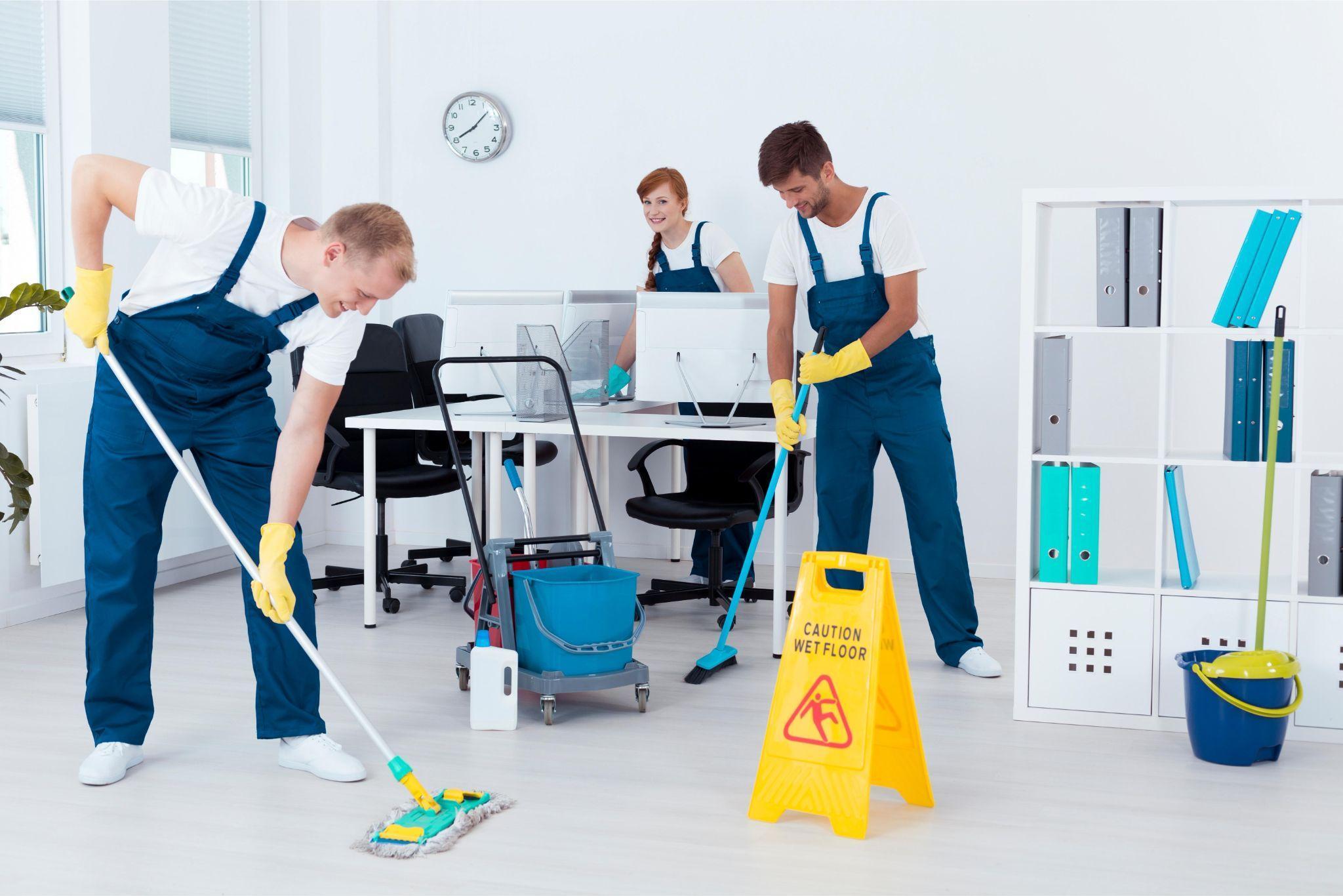 Image 1 of Eco-Friendly Commercial Floor Cleaning Methods for Modern Workplaces
