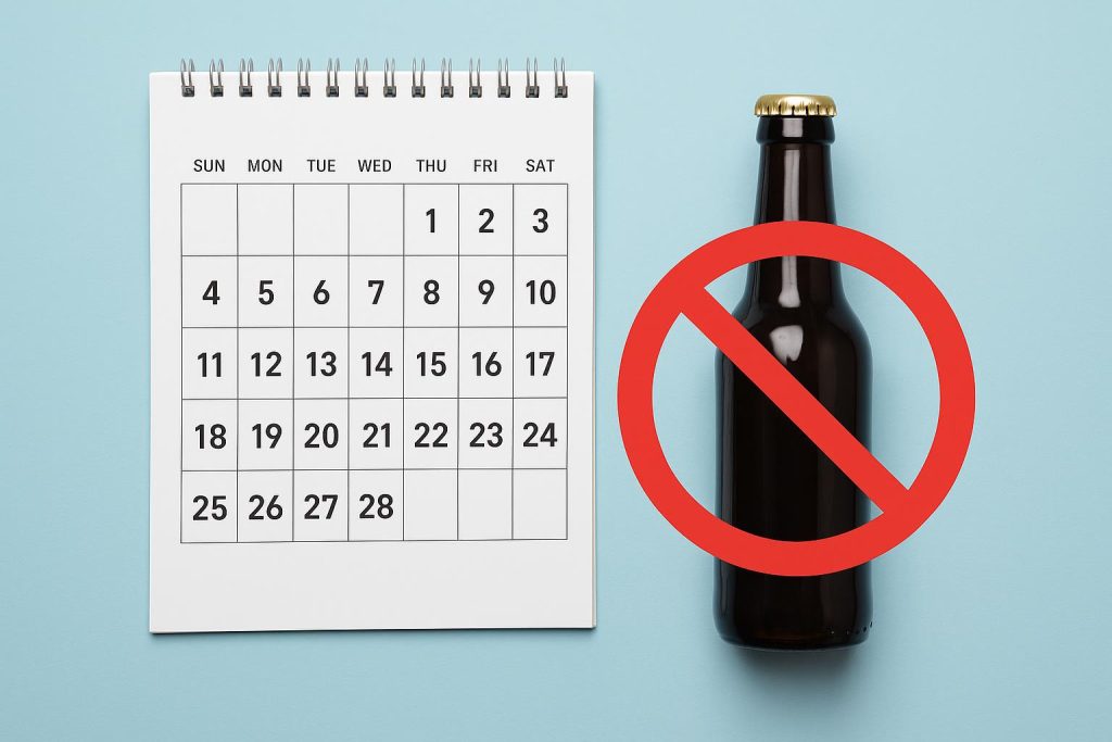 Illustration of healthy liver and improved body functions after 90 days without alcohol