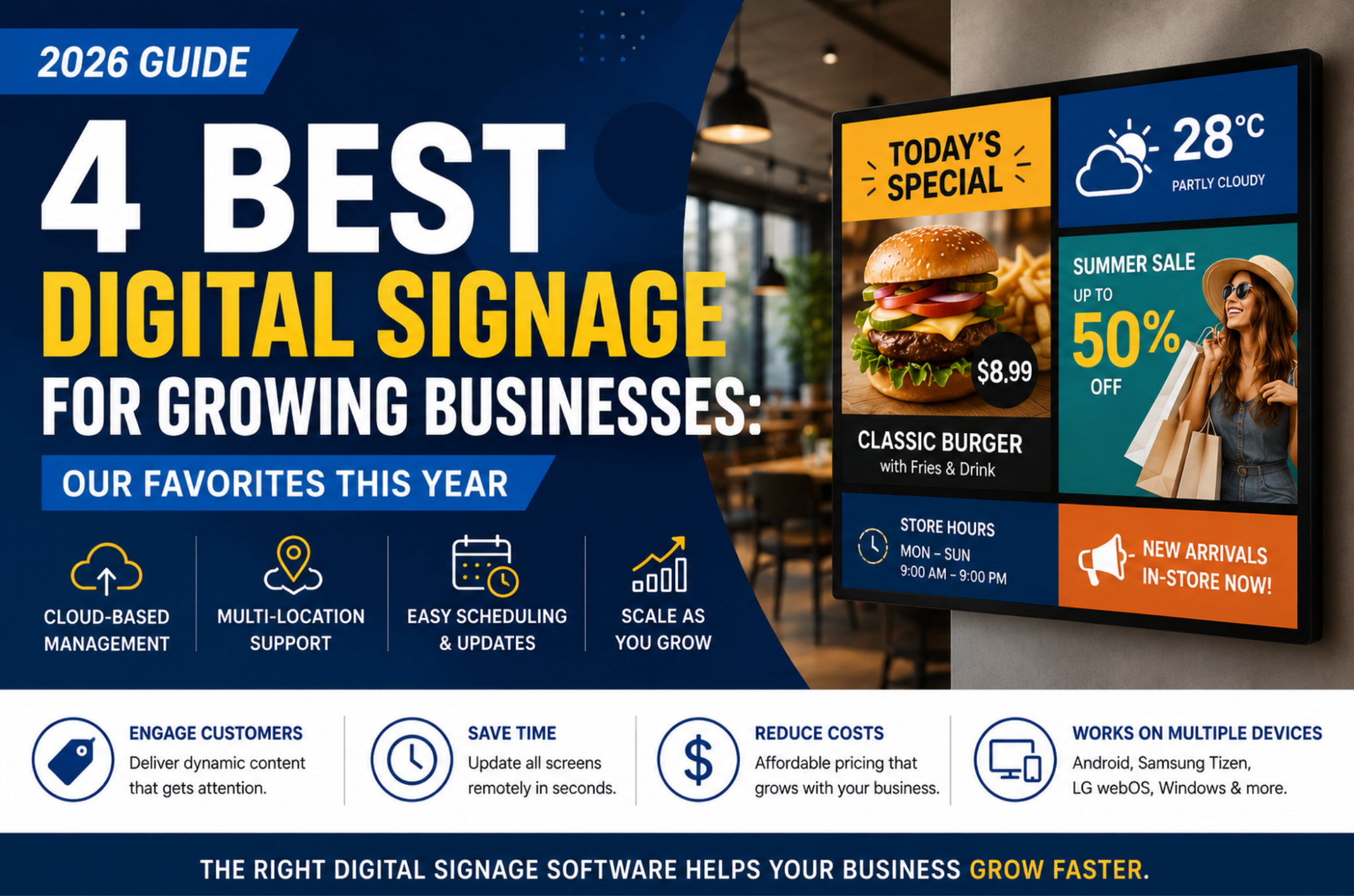 Image 1 of 4 Best Digital Signage Software for Businesses in 2026 (Our Top Picks)