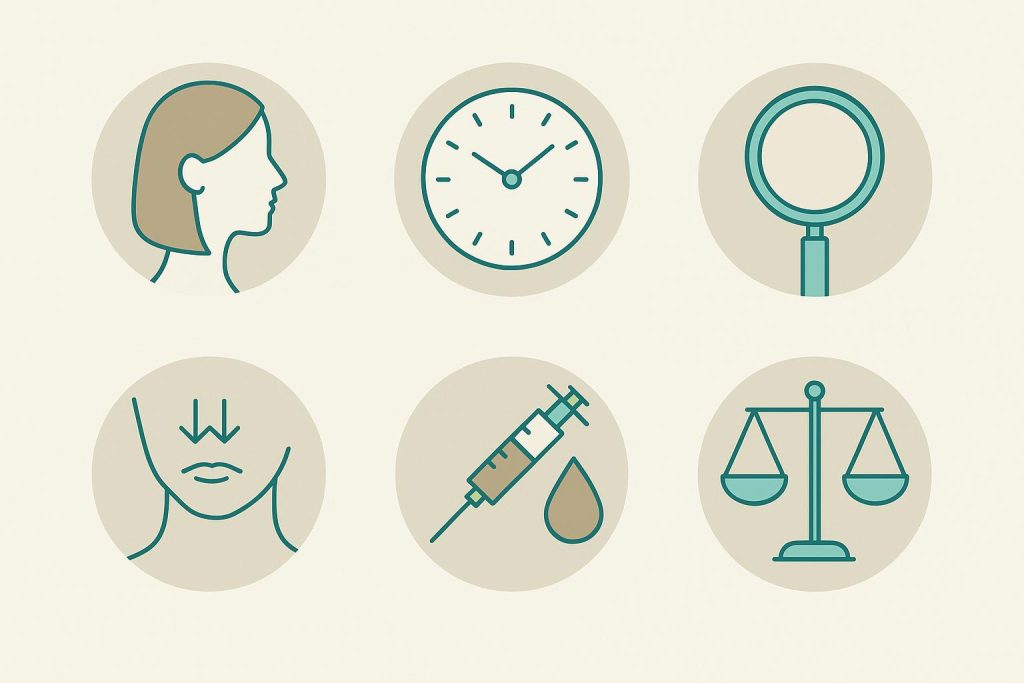 Collagen-stimulation and volume-restoration treatment comparison with patient selection factors