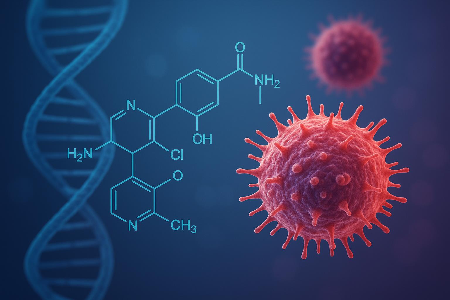 Sequoia Zanubrutinib molecular structure illustrating BTK inhibition in chronic lymphocytic leukemia