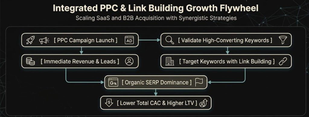 Image 1 of Scaling SaaS Growth in 2026: How Integrating PPC and Link Building Drives Predictable ARR