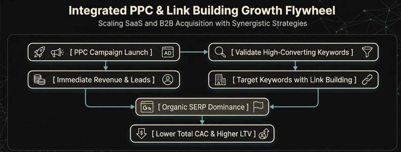 Image 1 of Scaling SaaS Growth in 2026: How Integrating PPC and Link Building Drives Predictable ARR