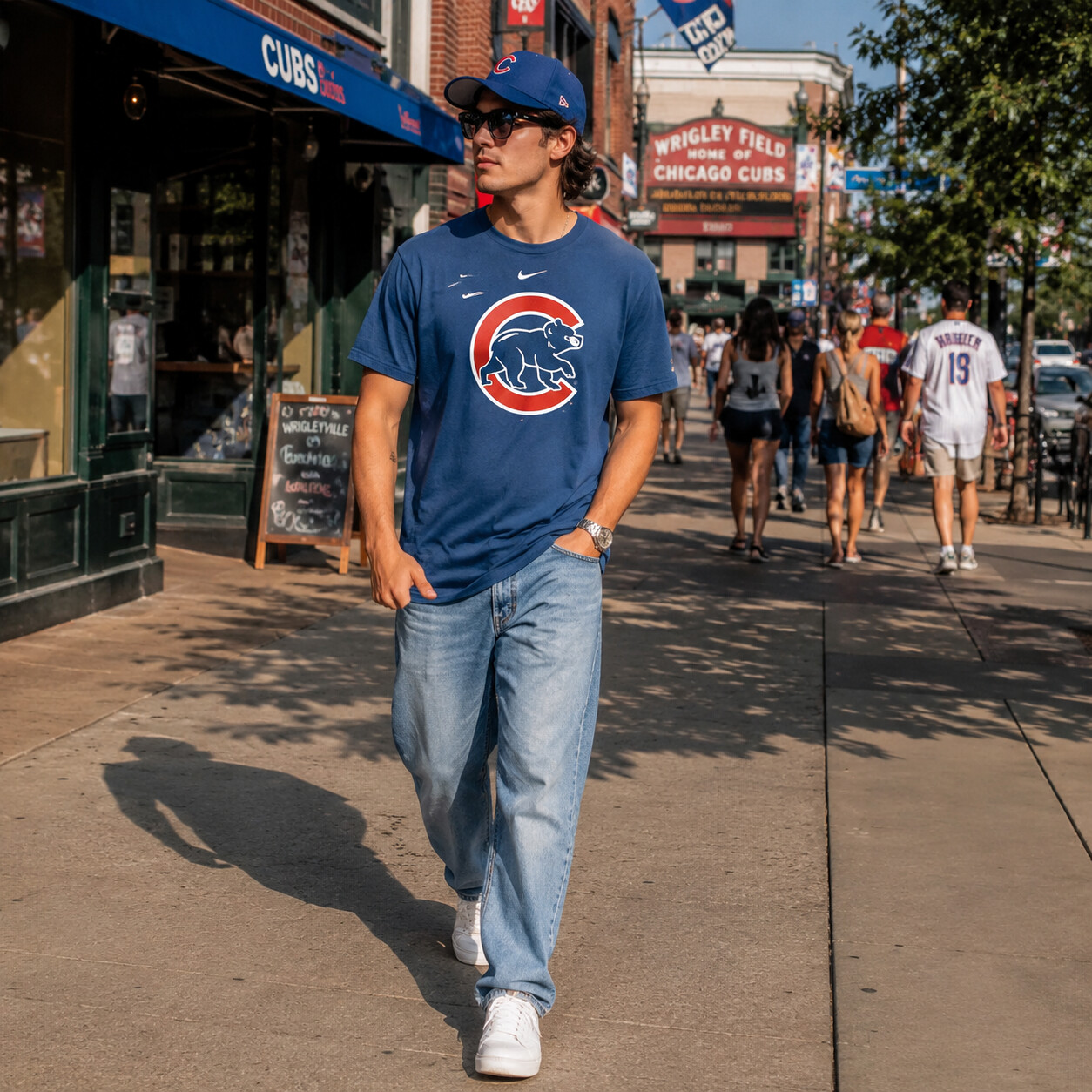 Image 1 of How Chicago Cubs Shirts Became Part of Modern Street Fashion?