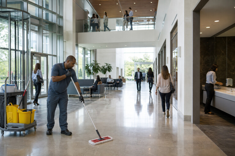 Image 1 of How To Build A Cleaning Plan For Busy Commercial Facilities