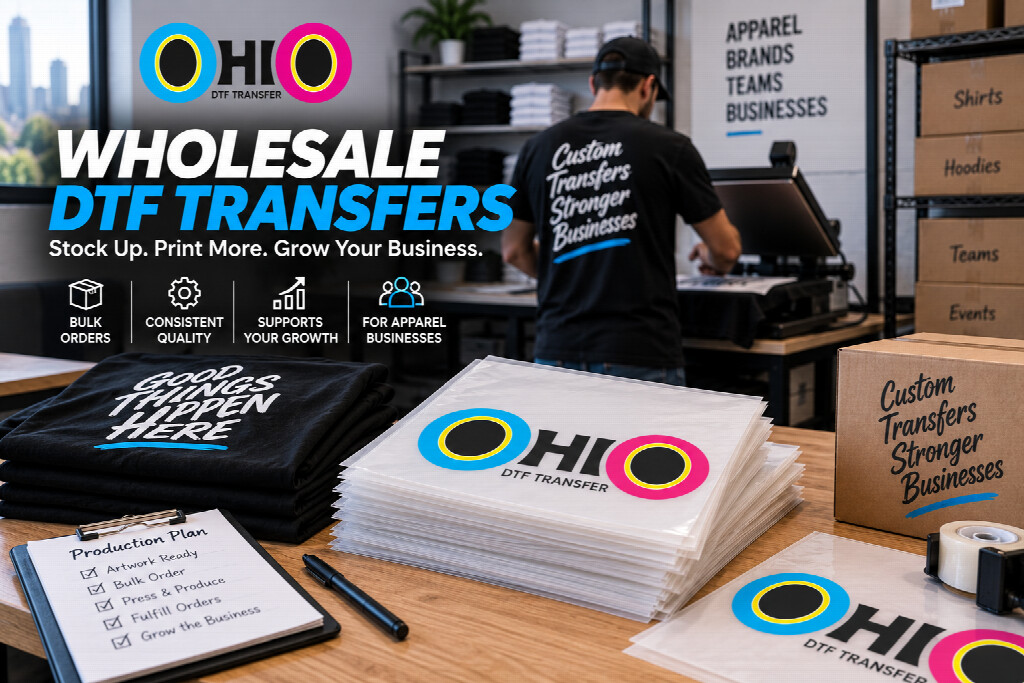 Image 1 of Wholesale DTF Transfers for Repeat Apparel Production