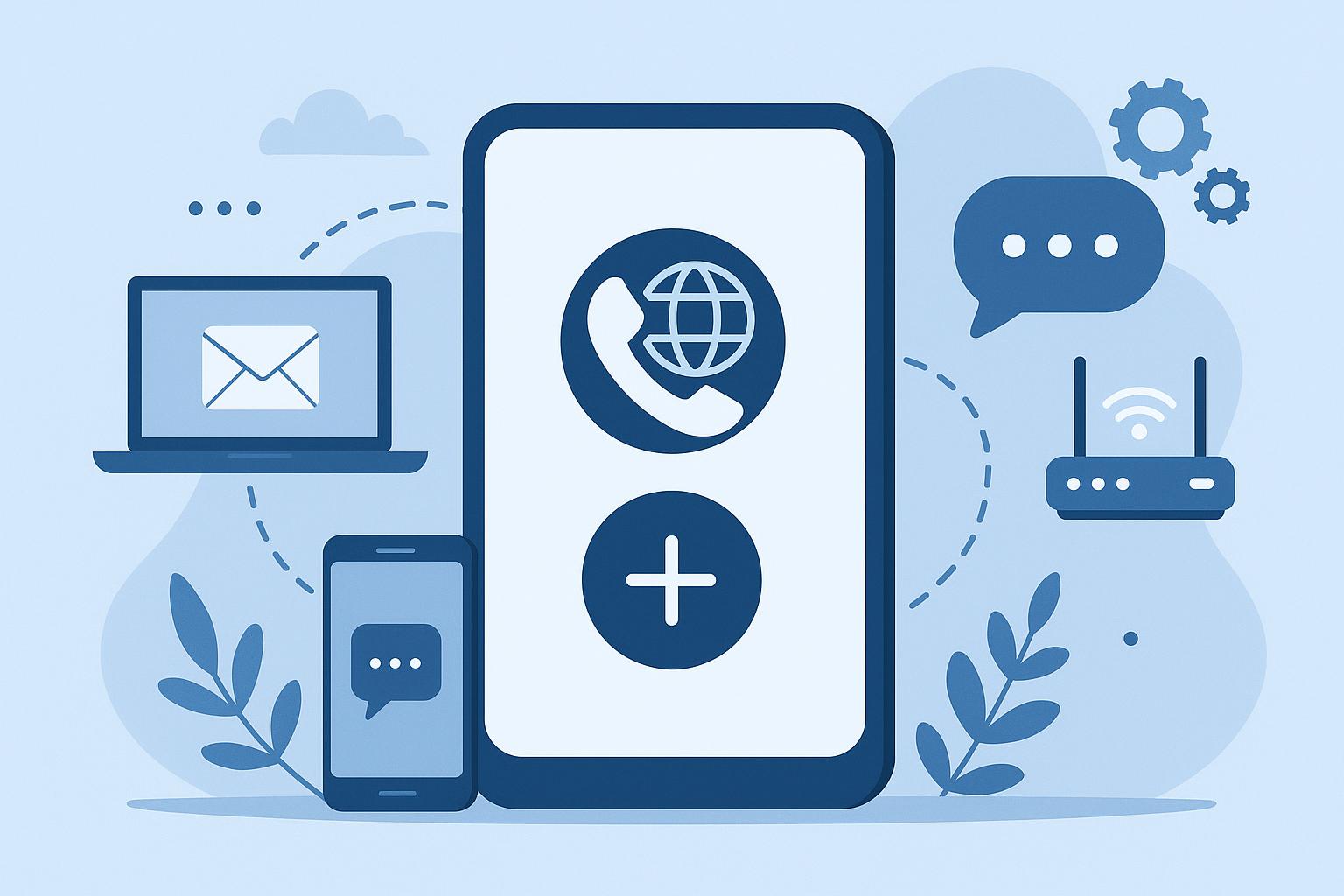 Virtual phone numbers streamlining online communication through digital devices and apps